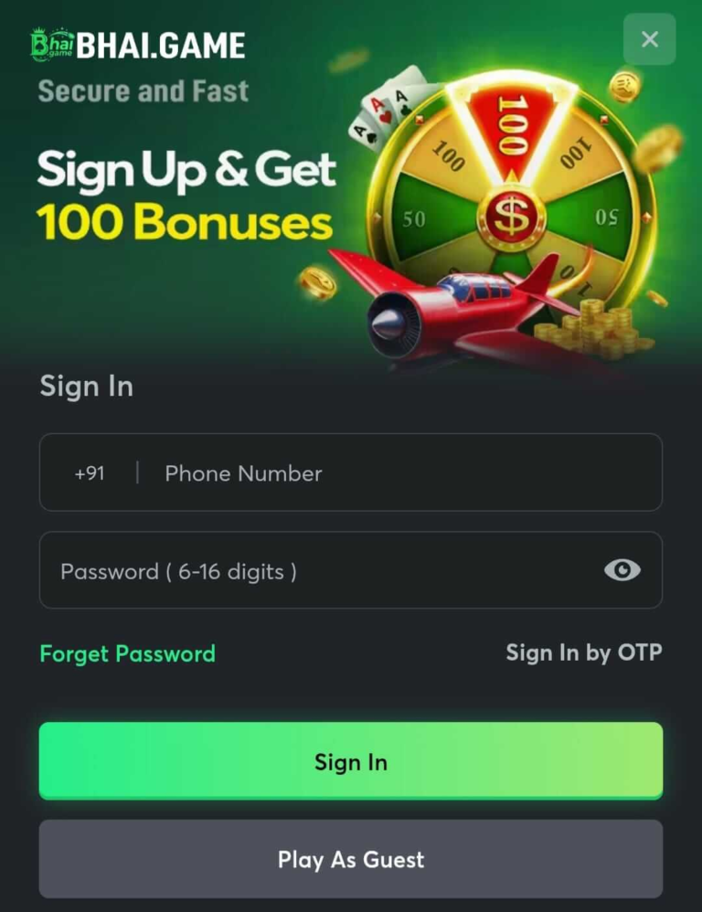 Bhai game Login